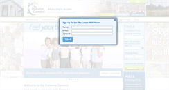 Desktop Screenshot of mydiabetesconnect.com